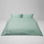 Drap housse - percale 200 fils (Vert clair)