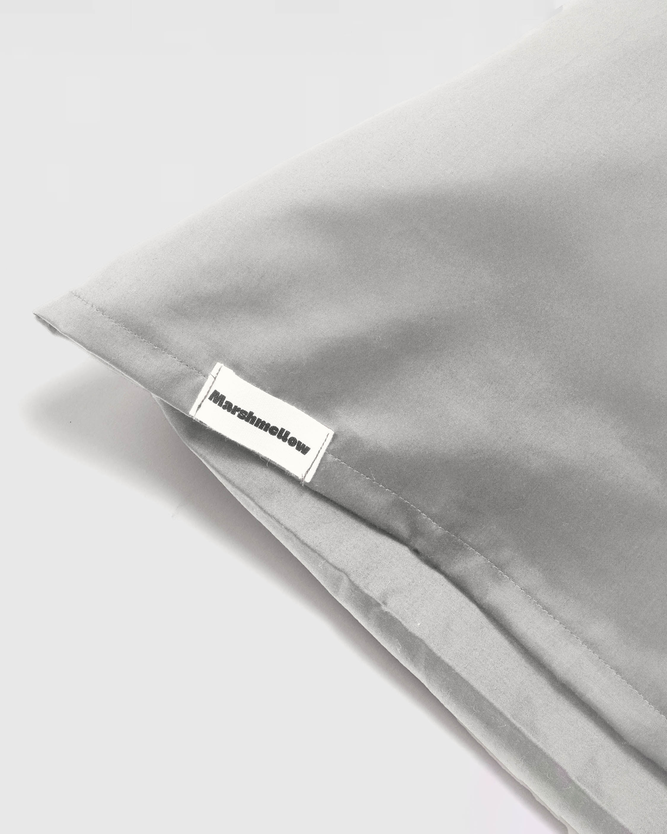Pillowcase - 300 thread count sateen (Grey)