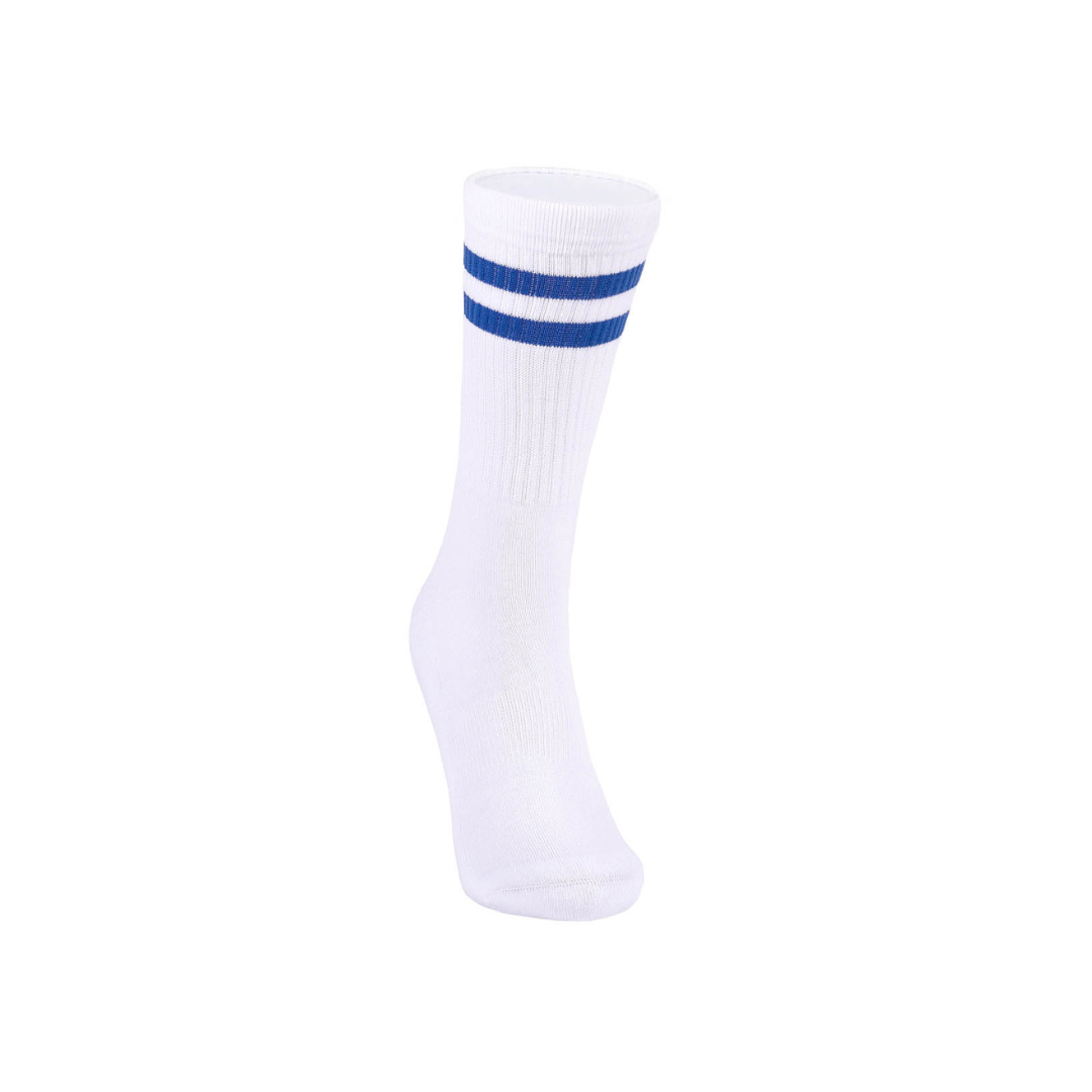 Athletic socks  - Double stripes white/blue