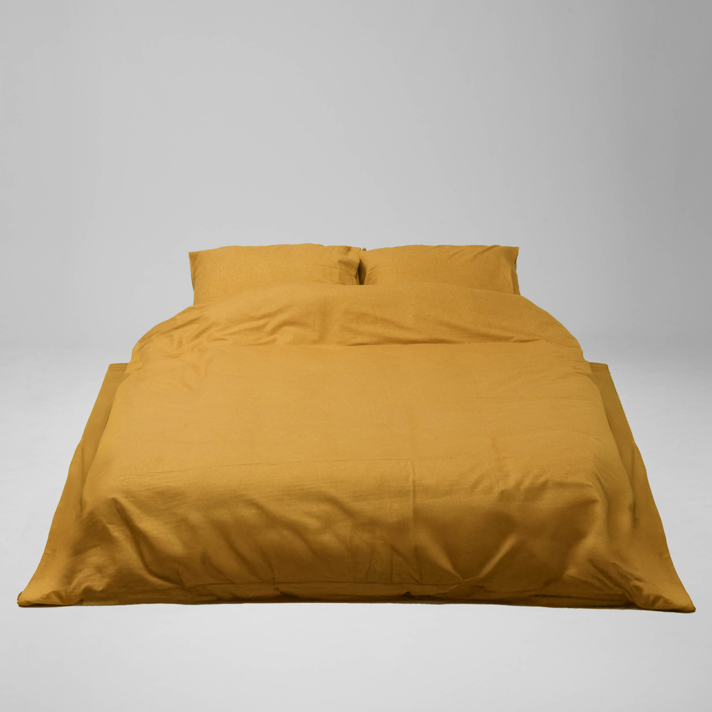 Flat sheet - Flannel (Mustard)
