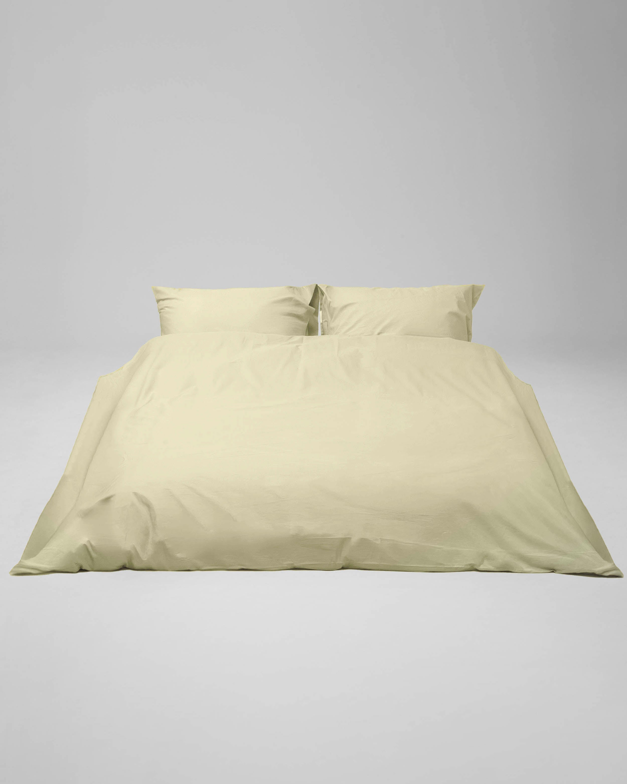 Pillowcase - 200 thread count percale (Light Yellow)