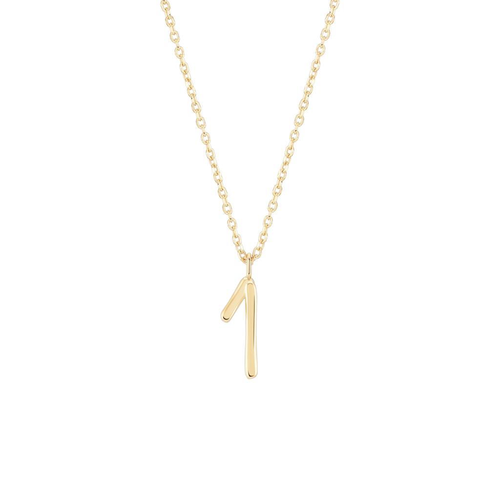 Number 1 Necklace