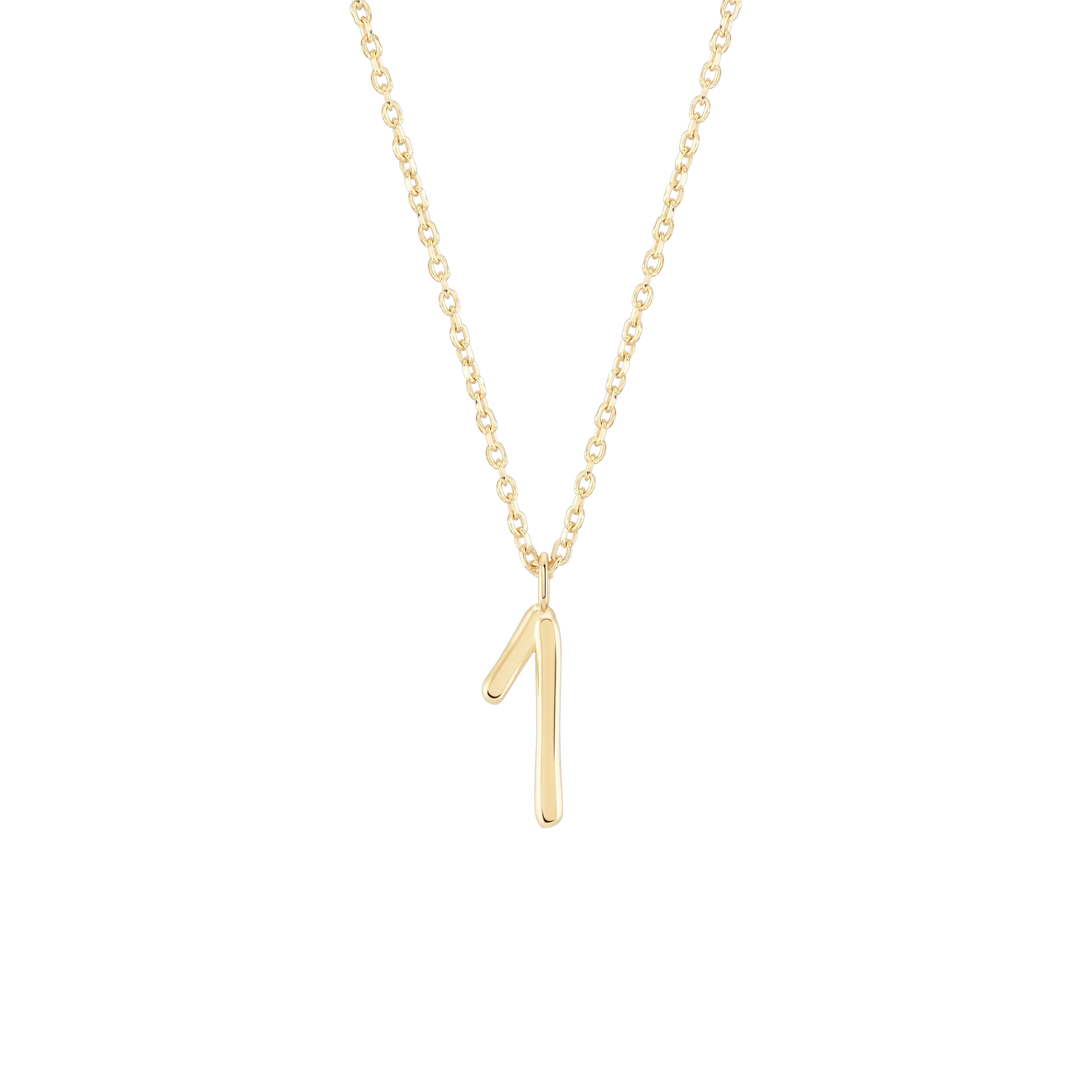 Number 1 Necklace