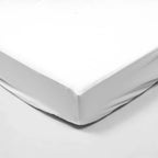 Fitted sheet - 500 threads sateen (White)
