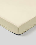 Drap-housse - percale 200 fils (Jaune clair)