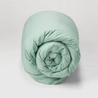 Duvet cover - 200 threads percale (Soft Green)