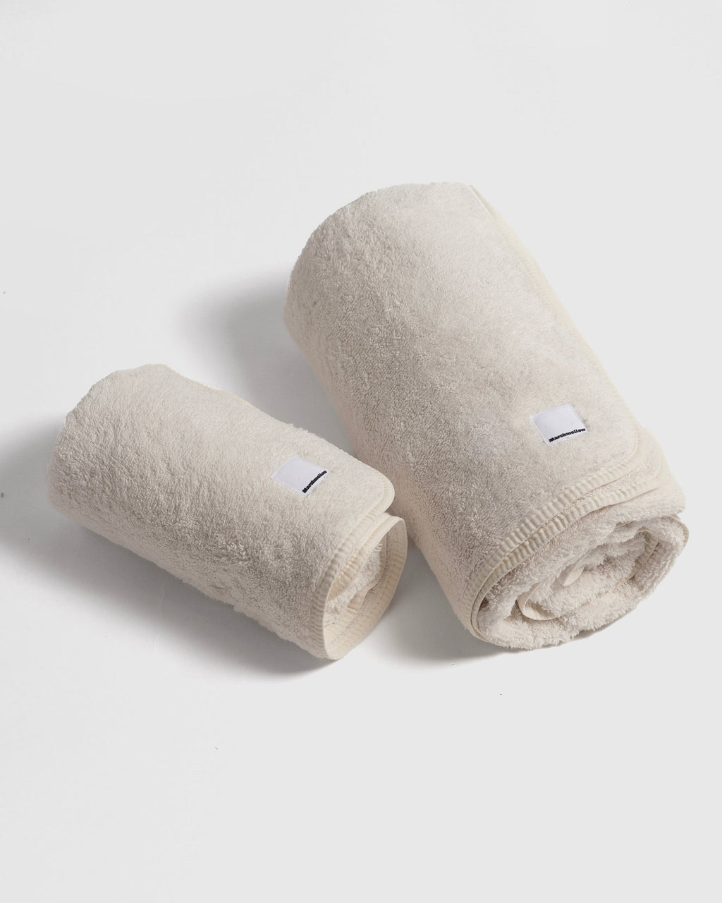 Serviette de bain épaisse (blanc neige)