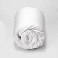 Housse de couette - satin 300 fils (Blanc)