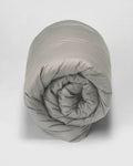 Housse de couette - satin 300 fils (Gris)