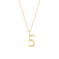 Number 5 Necklace