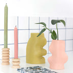 Fluxo Ceramic Vase -  Medium Pink