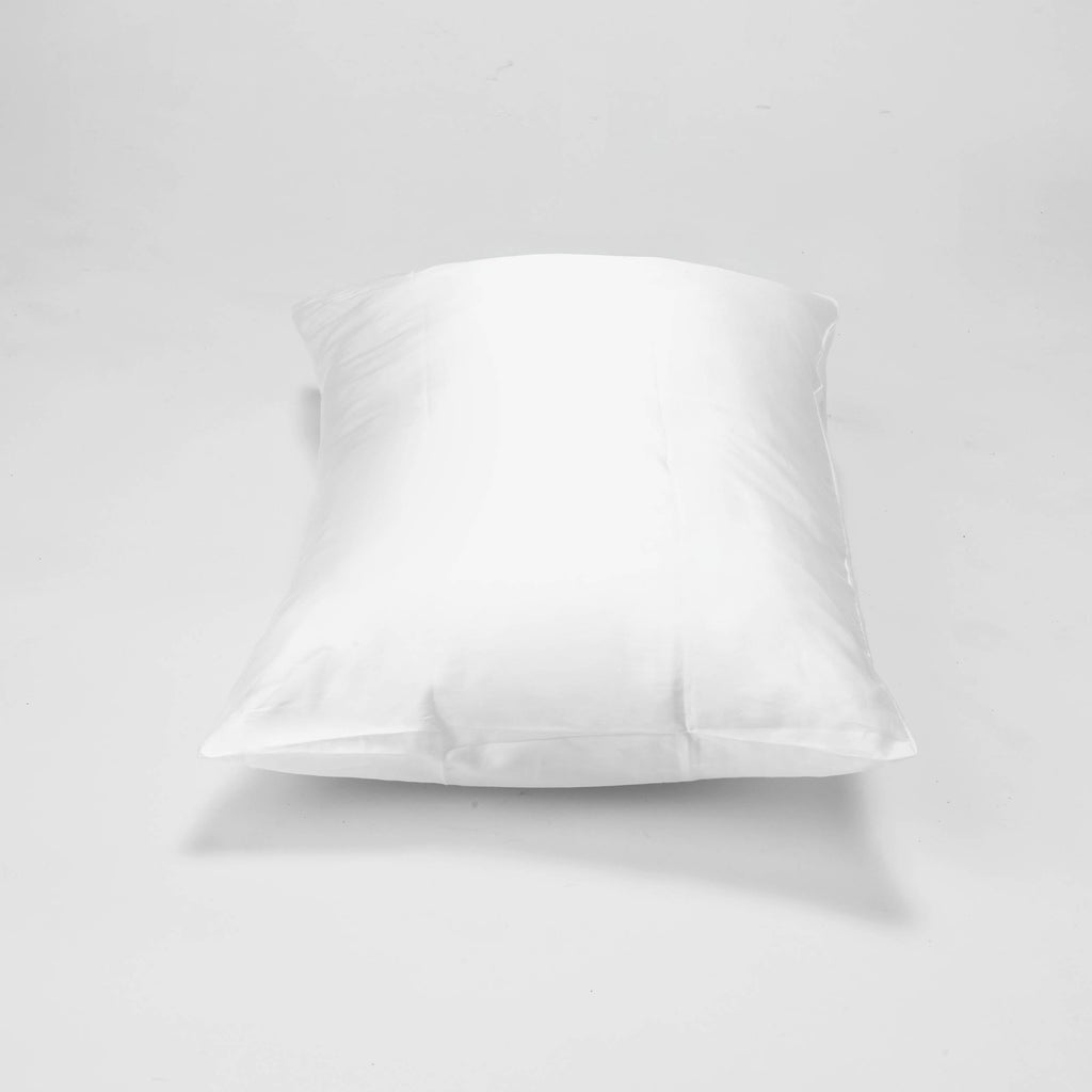 Taie d'oreiller - Percale 400 fils (Blanc)