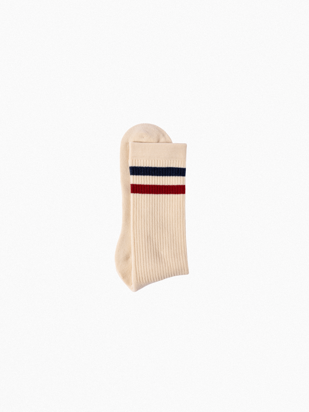 Athletic socks  - Vintage - double stripes red/blue