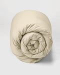 Duvet cover - 200 threads percale (Light Yellow)