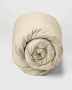 Duvet cover - 200 threads percale (Light Yellow)