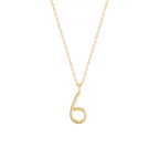 Number 6 Necklace
