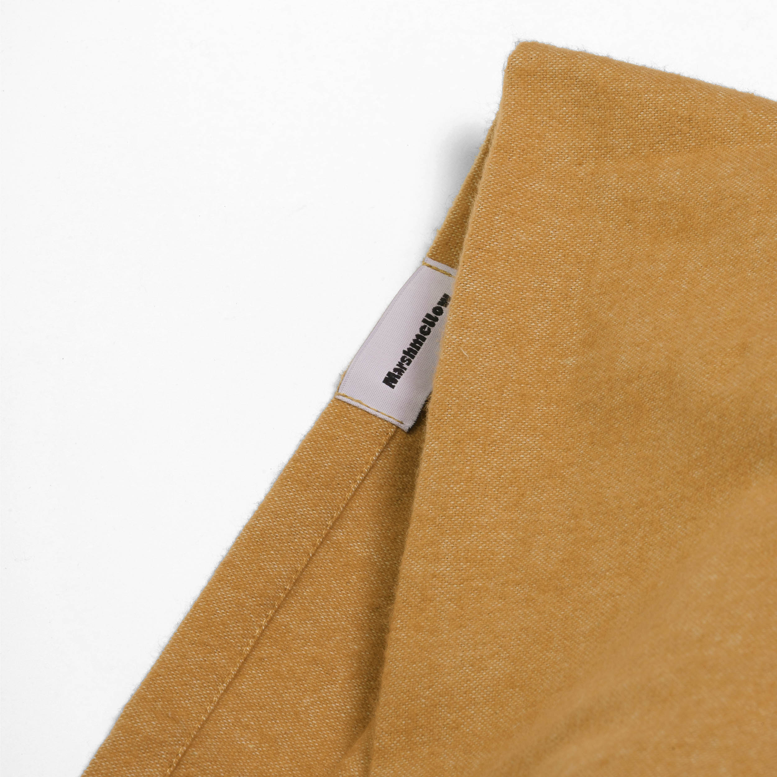 Pillowcase - Flannel (Mustard)