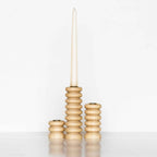Photophore en bois Totem - Grand N° 1