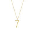 Number 7 Necklace