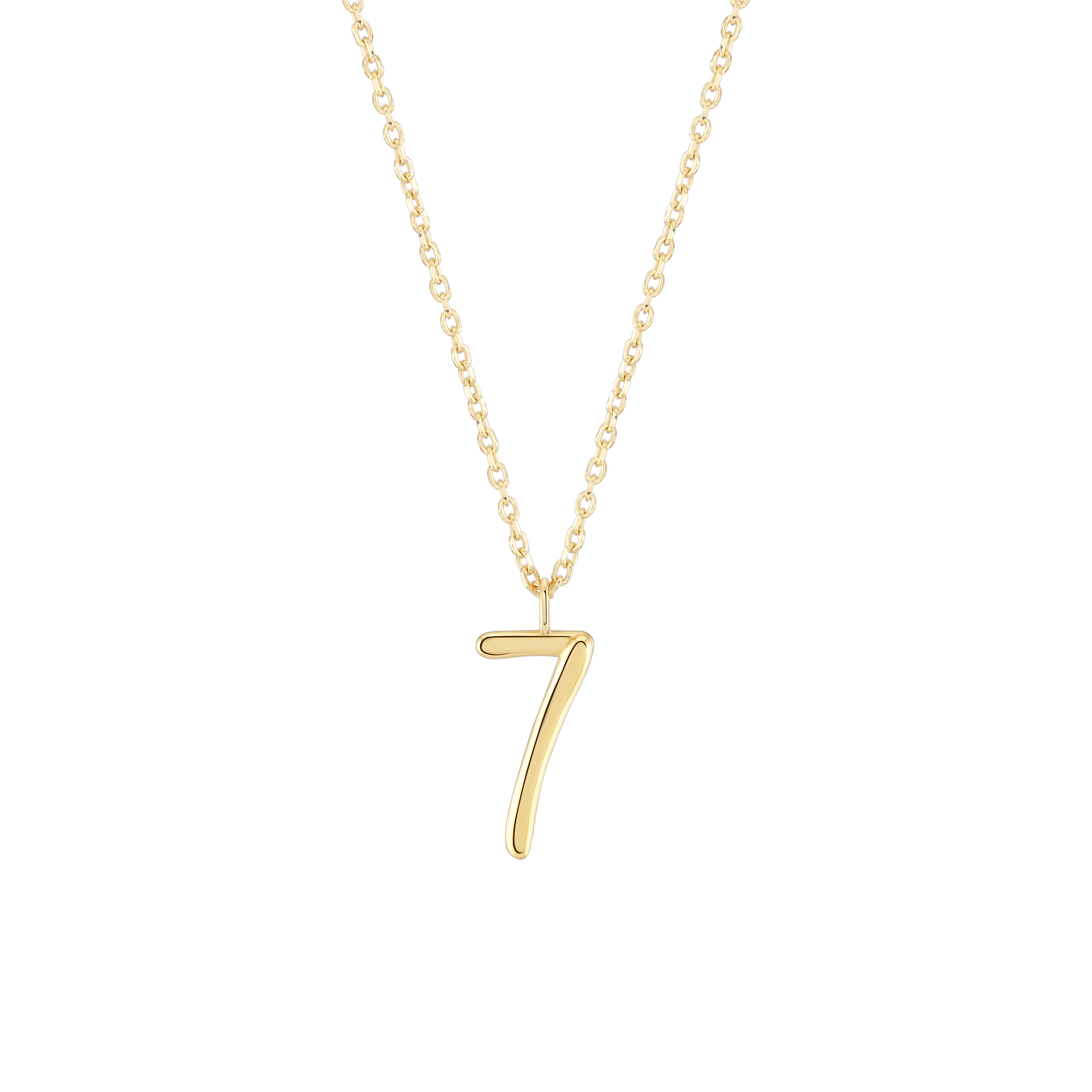 Number 7 Necklace