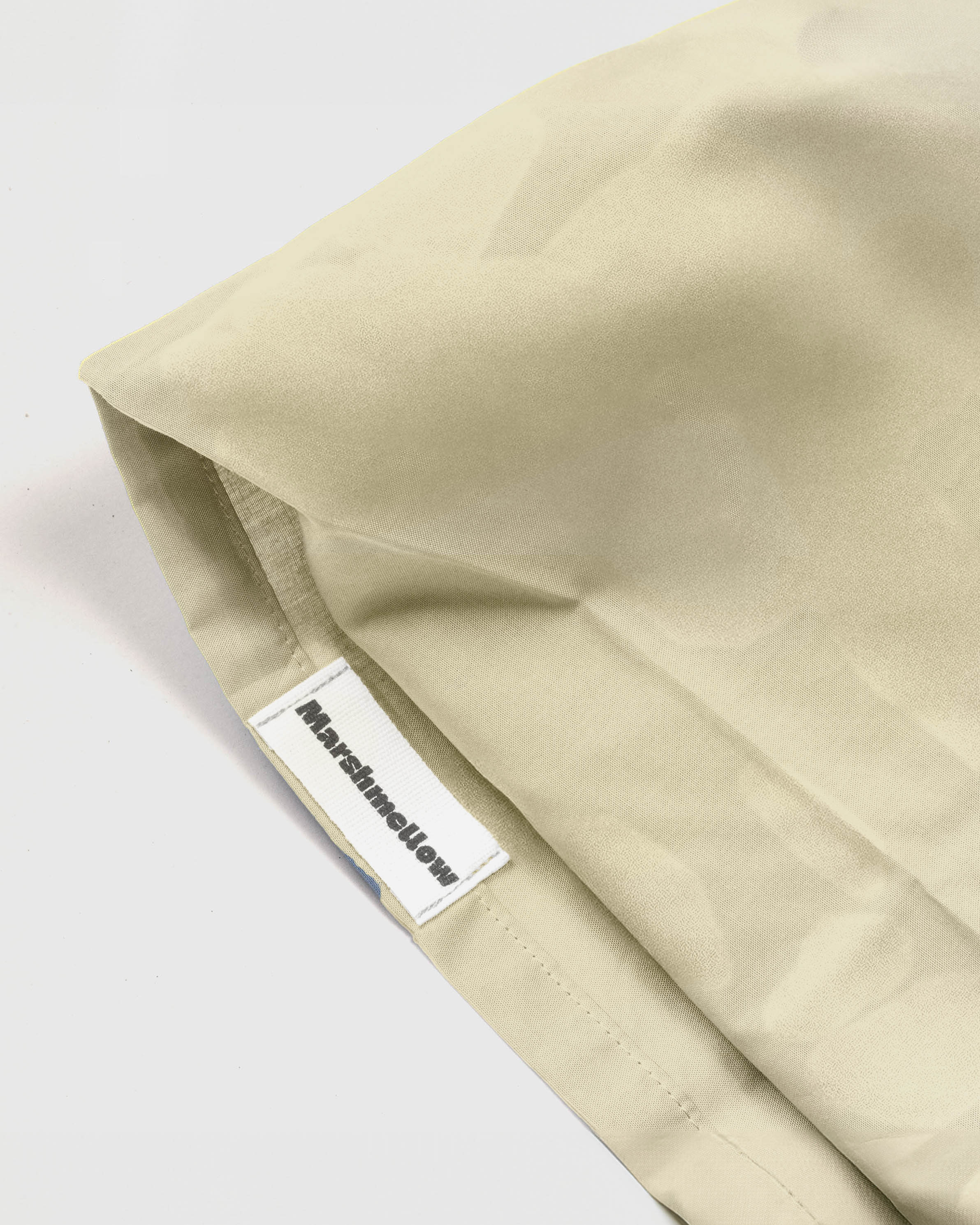 Pillowcase - 200 thread count percale (Light Yellow)