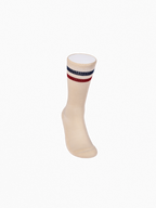 Athletic socks  - Vintage - double stripes red/blue
