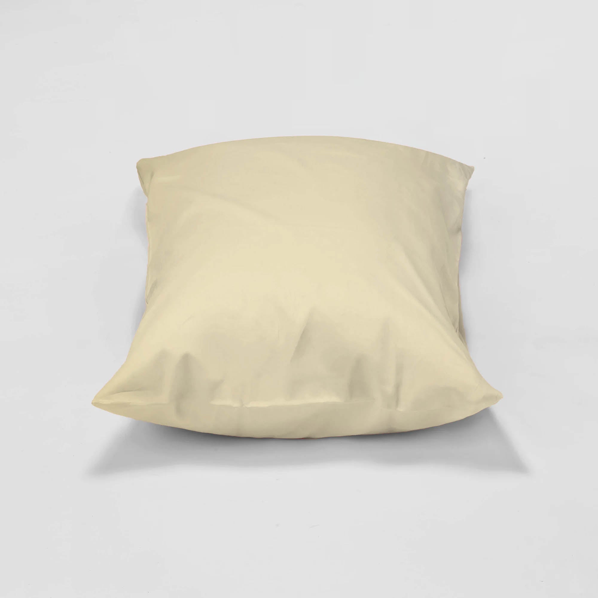 Pillowcase - 200 thread count percale (Light Yellow)