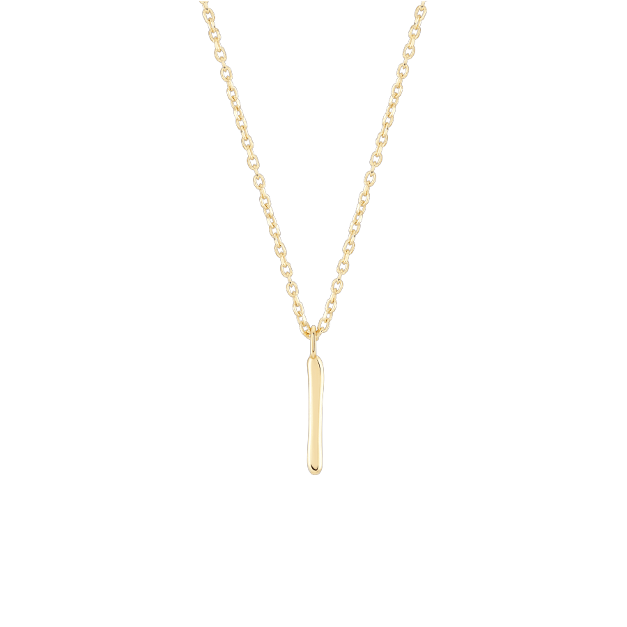 Initial I Necklace