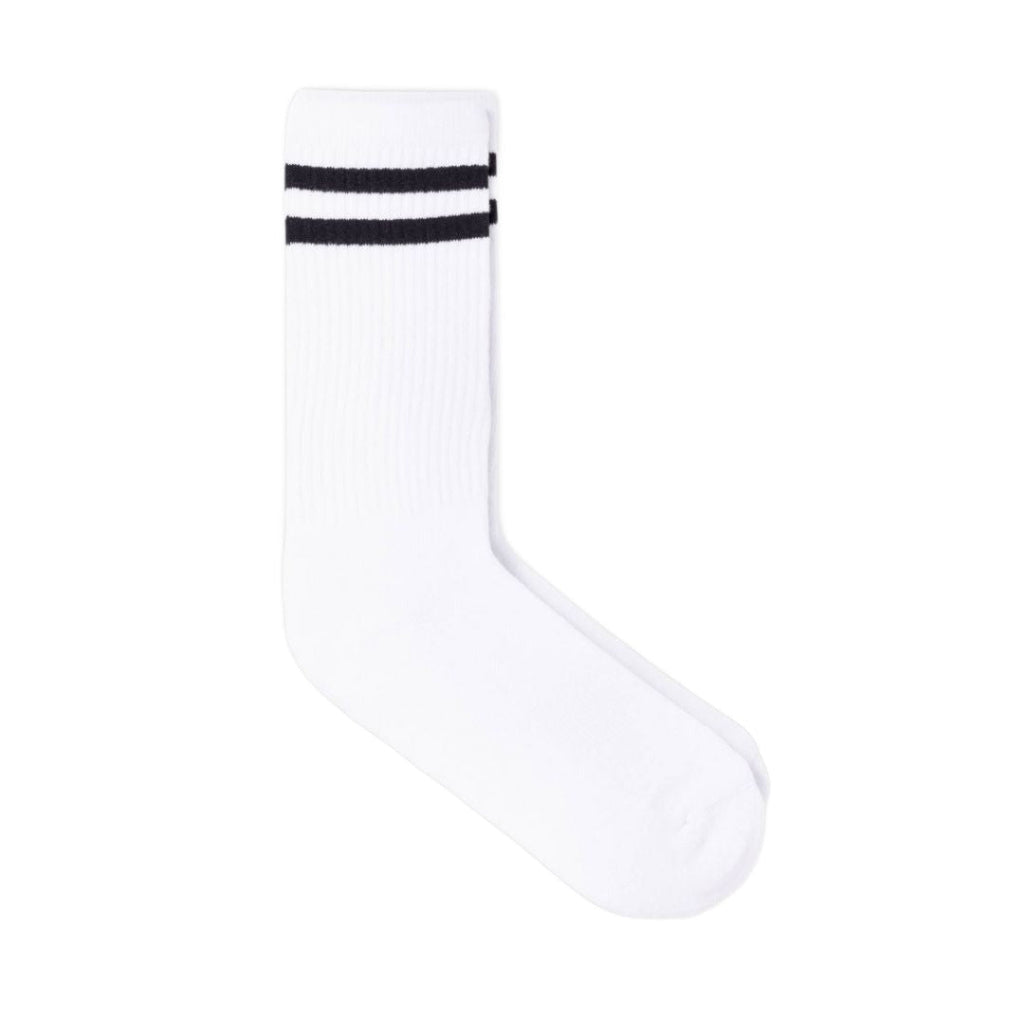 Chaussettes de sport - Doubles rayures blanc/noir