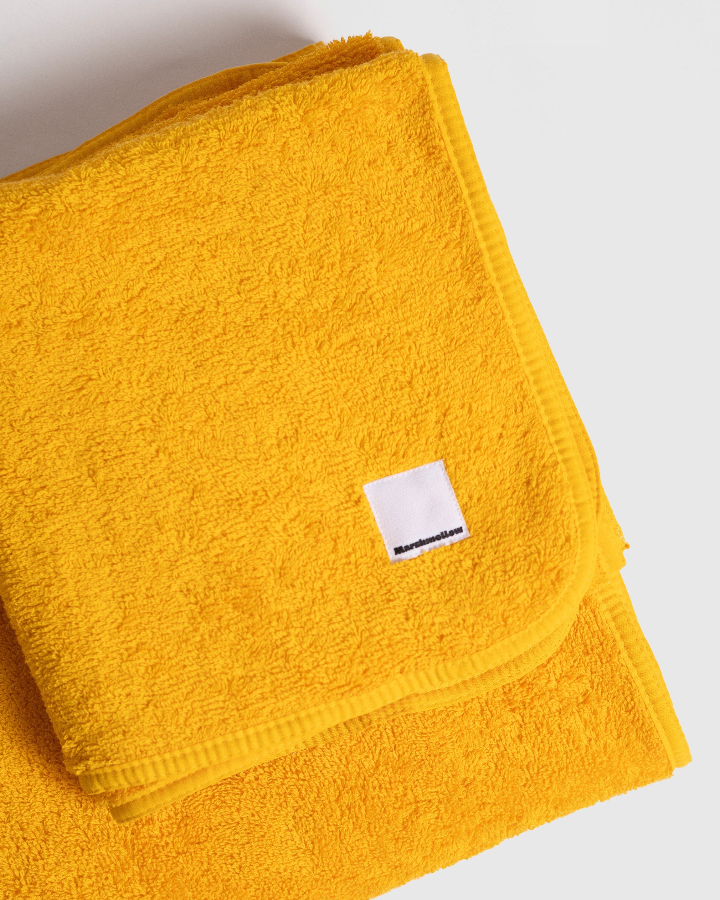 Serviette de bain épaisse (Jaune)