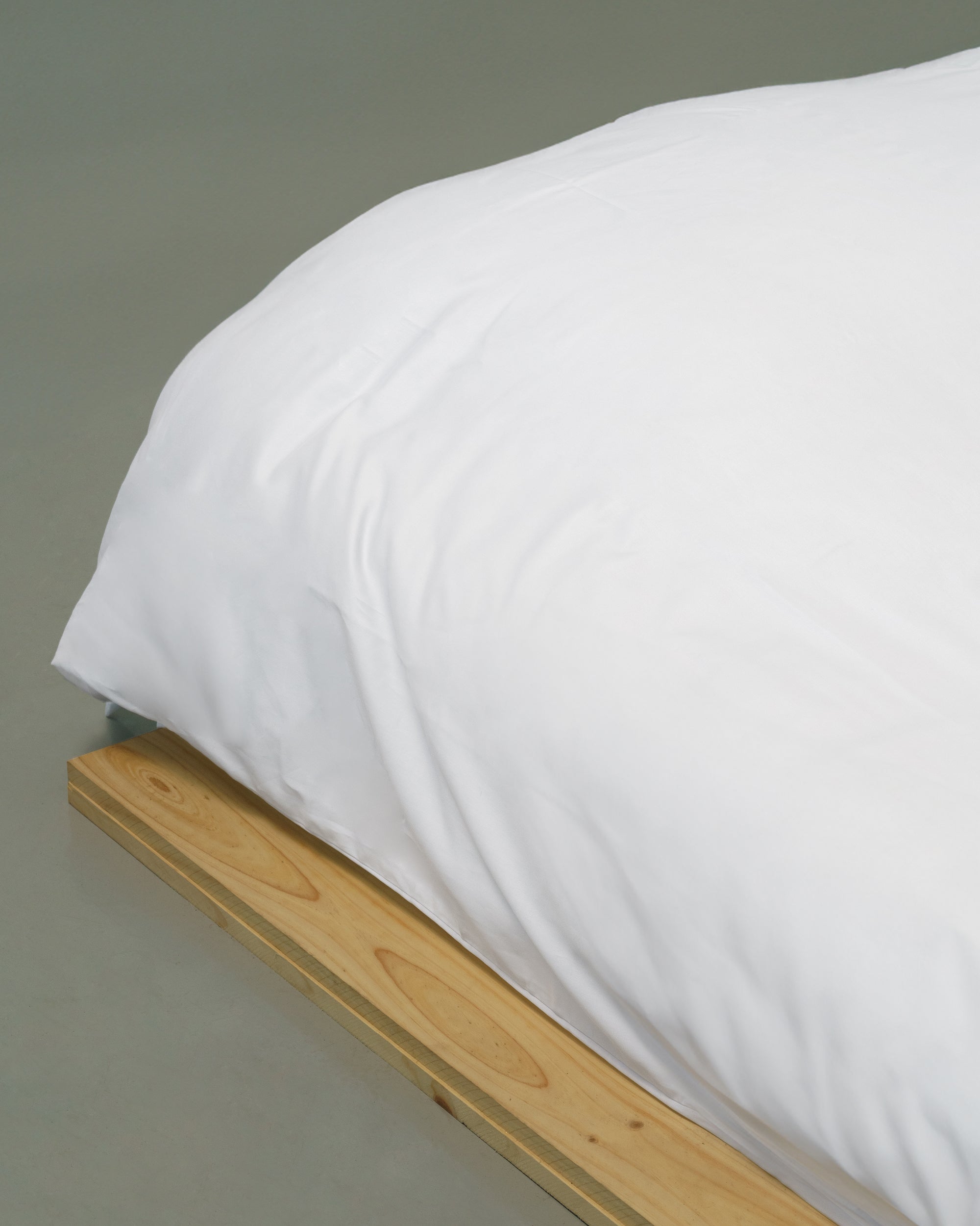 Housse de couette - satin 500 fils (blanc)