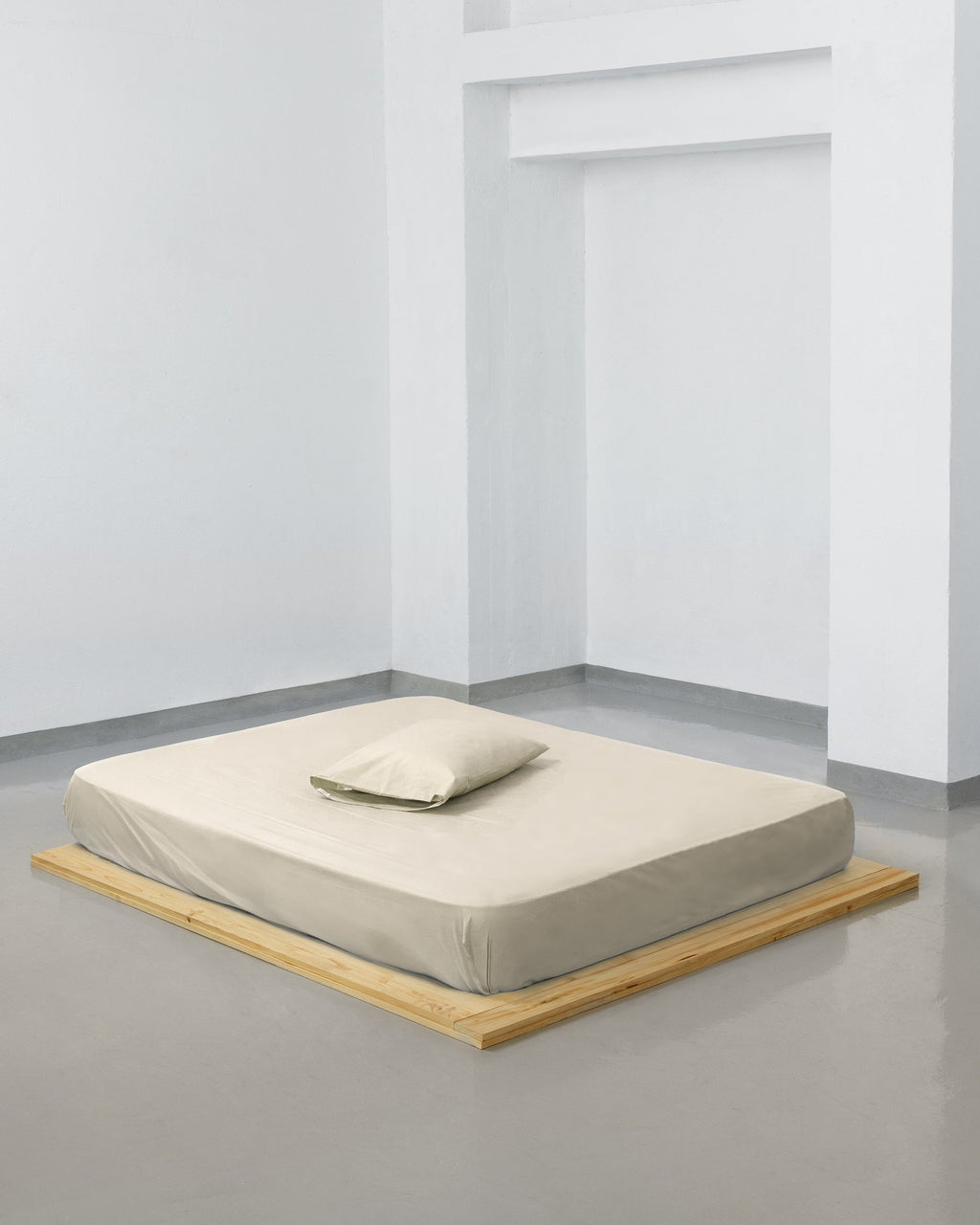 Pillowcase - 200 thread count percale (Light Yellow)