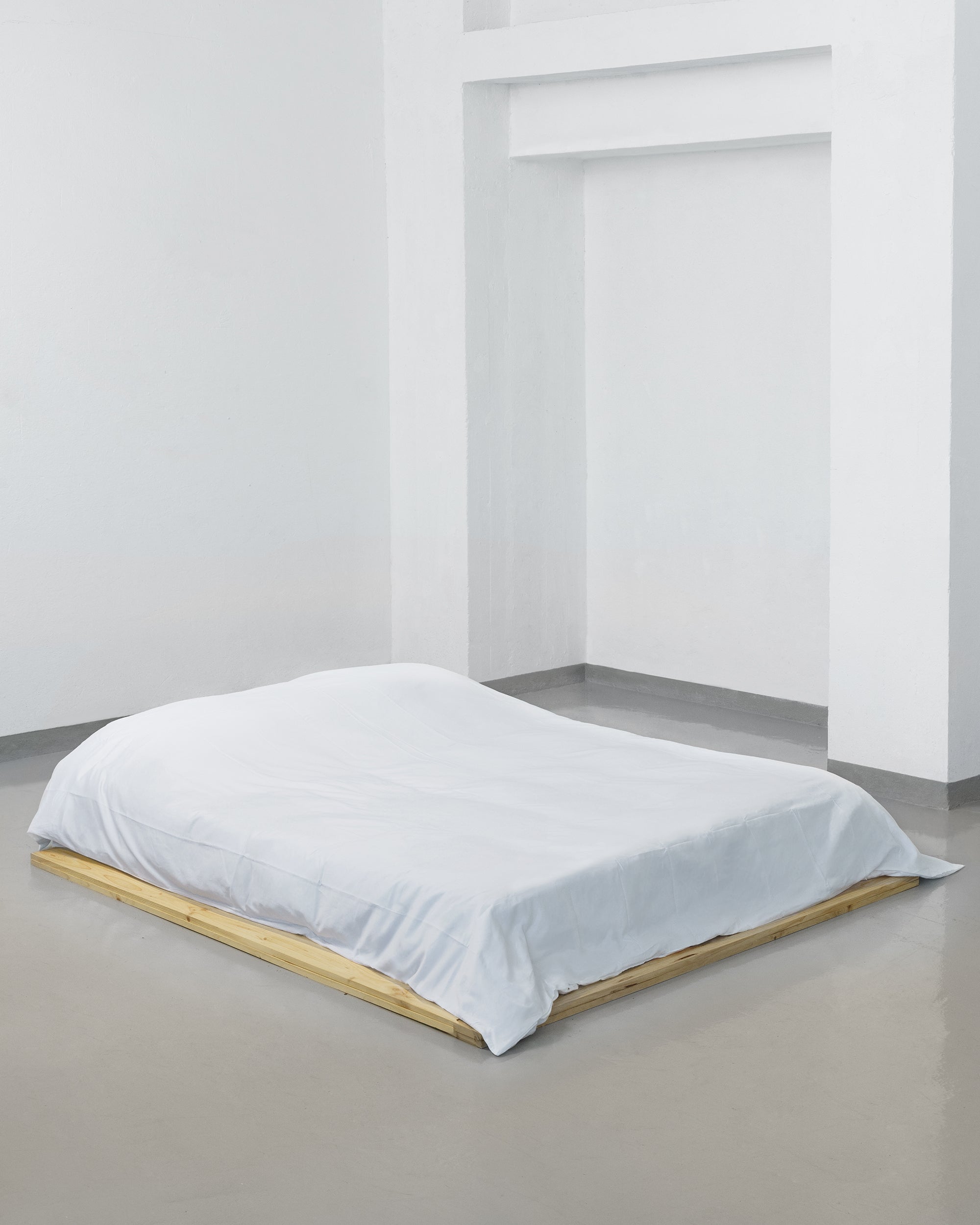 Housse de couette - percale 400 fils (Blanc)