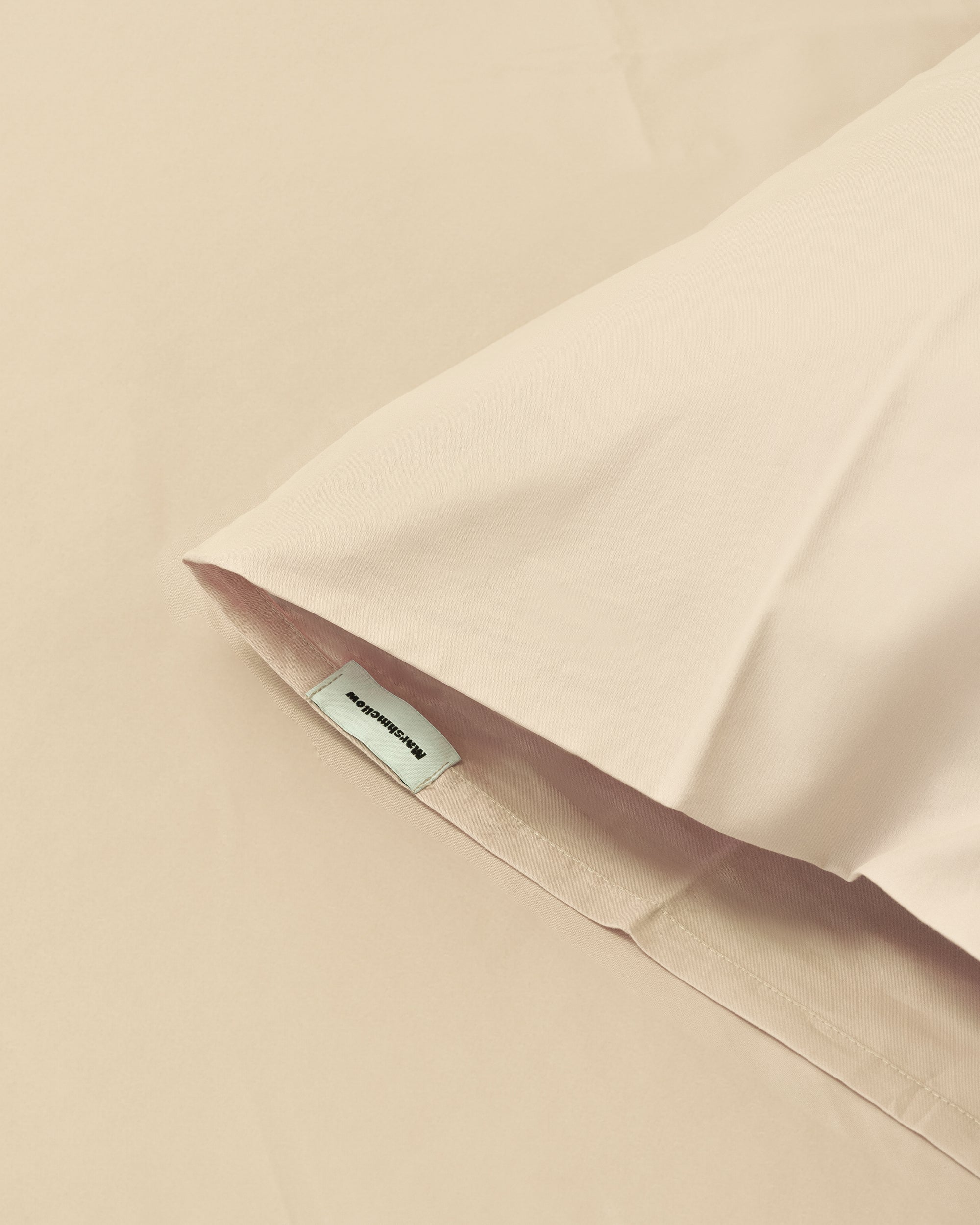 Pillowcase - 200 thread count percale (Light Yellow)