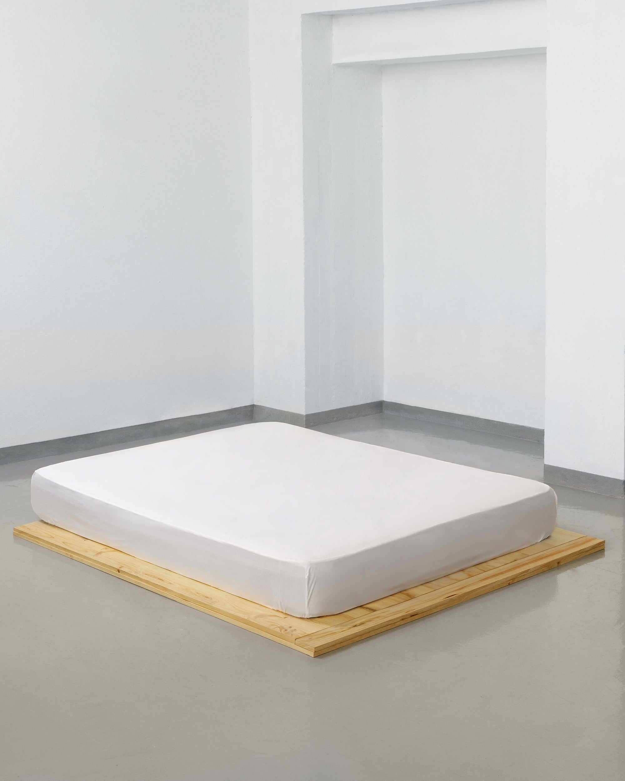 Fitted sheet - 400 thread count percale (White)