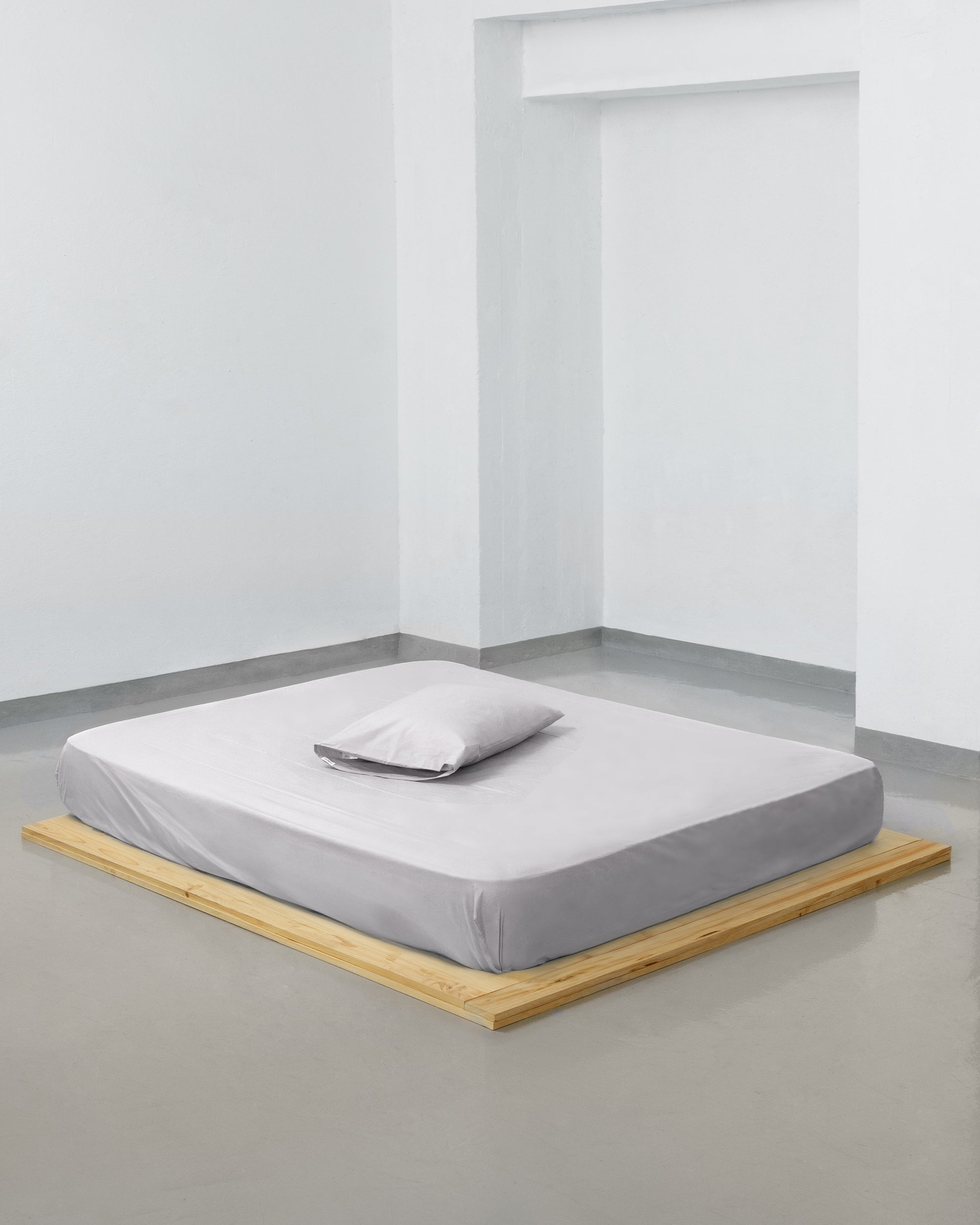 Pillowcase - 300 threads sateen (Grey)
