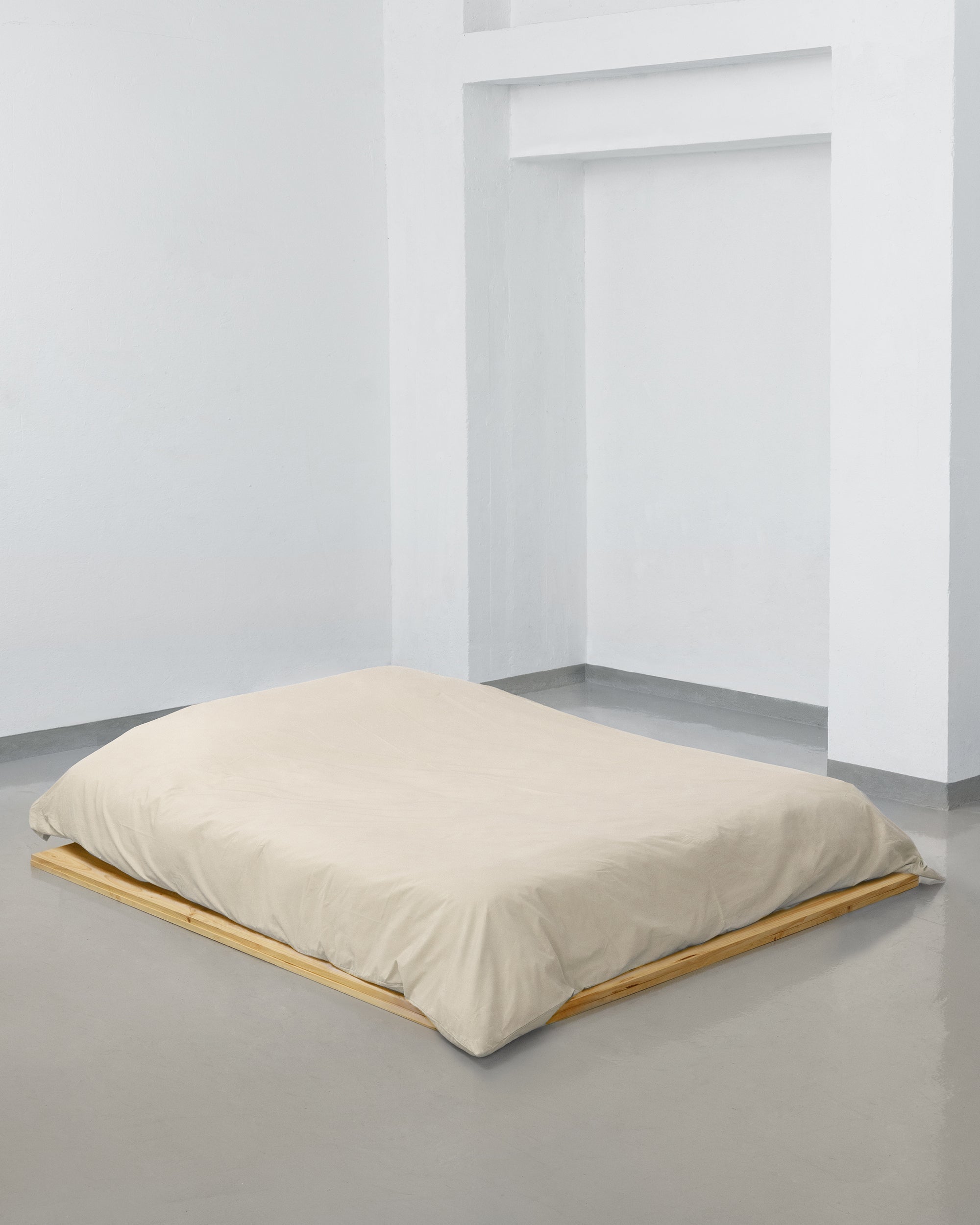 Duvet cover - 200 thread count percale (Light Yellow)