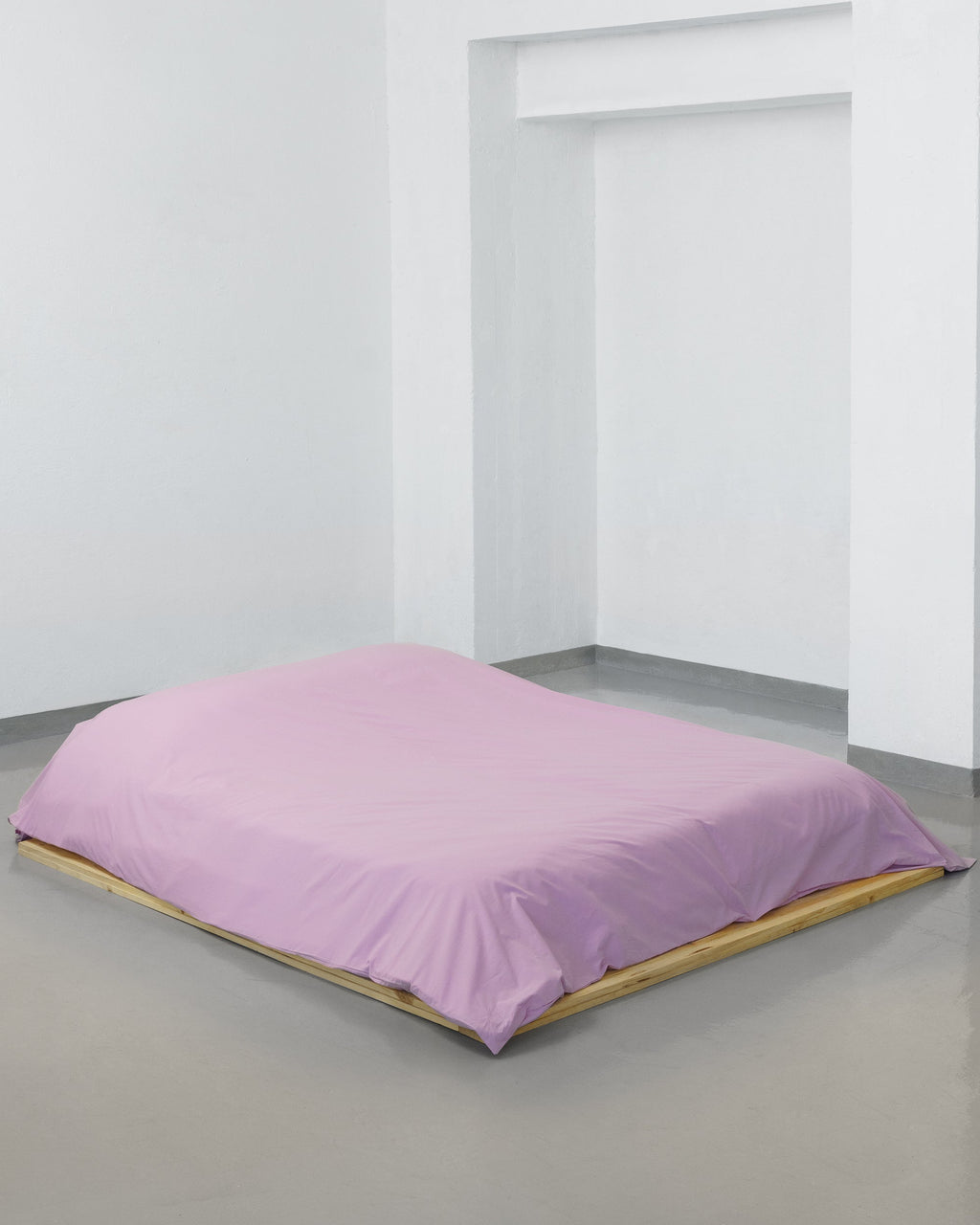 Duvet cover - 200 threads percale (Rose)