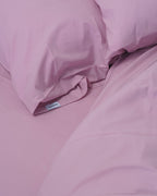 Taie d'oreiller - Percale 200 fils (Rose)