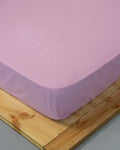 Fitted sheet - 200 threads percale (Rose)