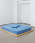Taie d'oreiller - Percale 200 fils (Bleu)