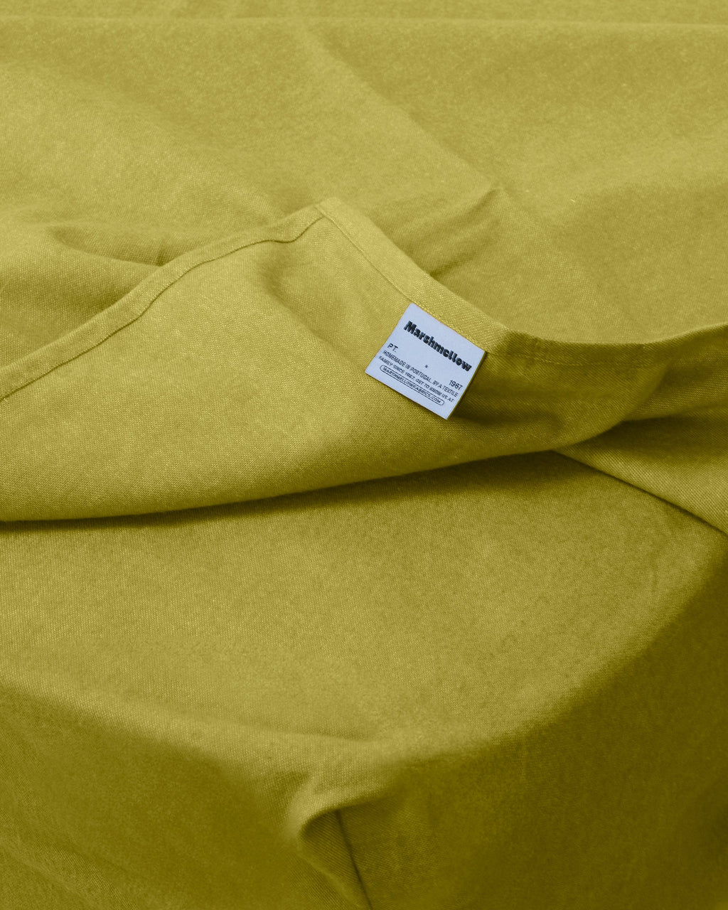 Flat sheet - Flannel (Mustard)