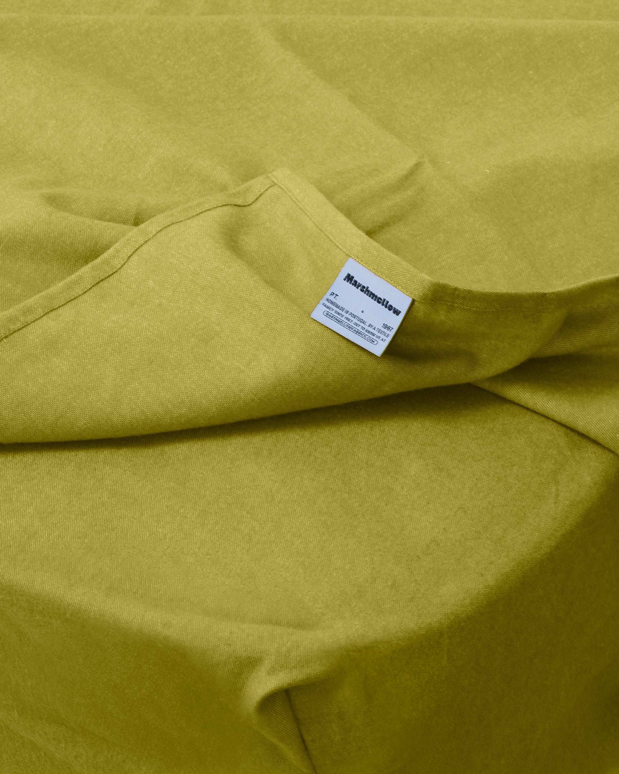 Flat sheet - Flannel (Mustard)
