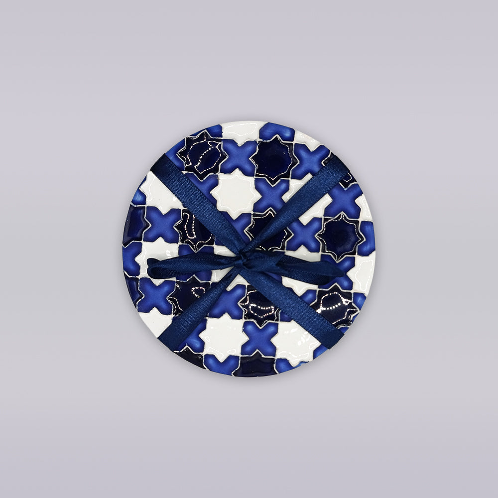 Évora Star Azulejo Coaster
