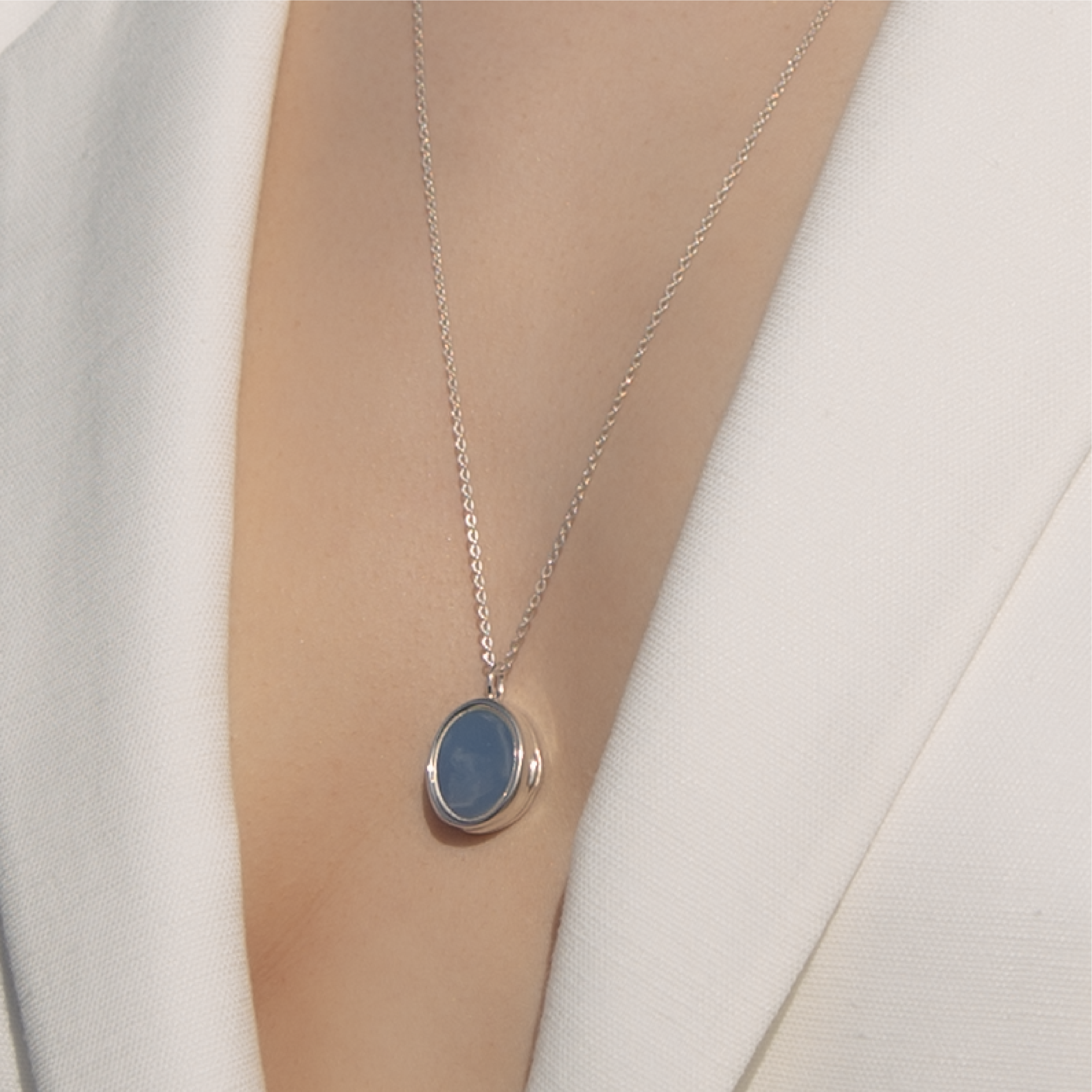 Good Vibes Locket Silver