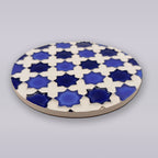 Heritage Blue Star Mosaic Coaster