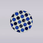Heritage Blue Star Mosaic Coaster