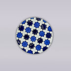 Heritage Blue Star Mosaic Coaster