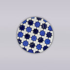 Heritage Blue Star Mosaic Coaster