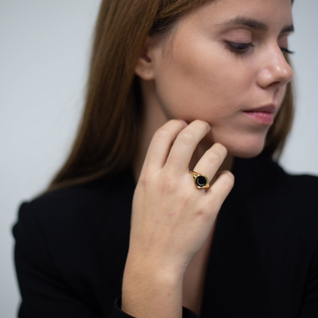 Happiness Signet Ring